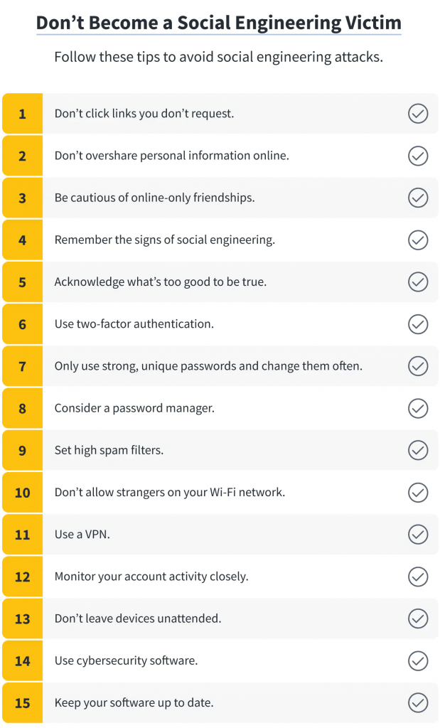 don&rsquo;t become a social engineering victim