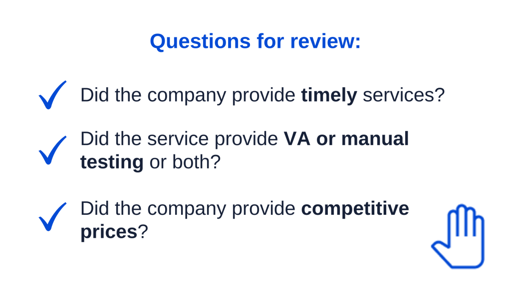 Questions for review