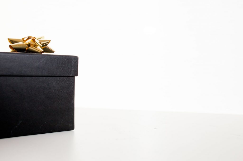 black gift box