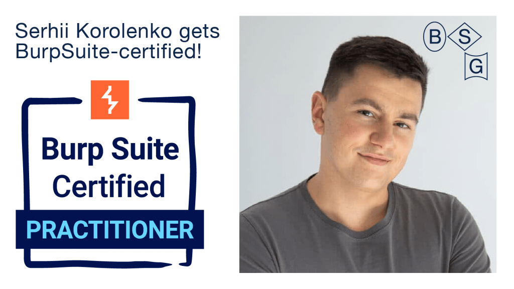 Serhii Korolenko Burp Suite Certified Practitioner